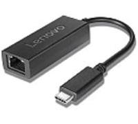 Lenovo GX90M41965 adaptador de cable USB-C RJ-45 Negro - Adaptador para cable (USB-C, RJ-45, Male connector / Female connector, Negro)
