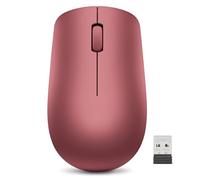 Lenovo GY50Z18990 530 - Ratón Inalámbrico de 2.4 GHz, Receptor USB Nano, 1200 dpi, Ambidiestro, Color Rojo Cereza