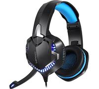 Lenovo HS15 3D Stereo - Auriculares de Juego (Gaming) con micrófono Ajustable y Efecto LED RGB