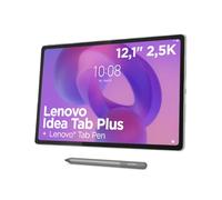 Lenovo Idea Tab Plus - 12.1" 2.5K (MediaTek Dimensity 6400, 8 GB RAM, 256 GB UFS 2.2, 90 Hz, 4 Altavoces, Ranura microSD, Wi-Fi 5, Bluetooth 5.2, Android 15) Color Gris Nube - Incluye Tab Pen