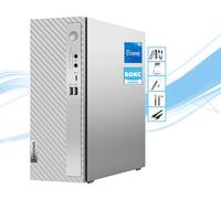 Lenovo IdeaCentre 3 Computadora de sobremesa impulsada por AI, 8 GB de RAM, 256 GB SSD y 128 GB SSD portátil, Intel Core i5-14400, Wi-Fi 6 | RJ-45 | VGA, lector de tarjetas, listo para copiloto,