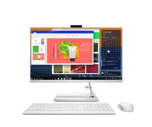 Lenovo IdeaCentre AIO 3 Ordenador de sobremesa, Pantalla 27" FullHD (AMD Ryzen 5 7530U, 16 GB RAM, 512 GB SSD, AMD Radeon Graphics, Windows 11 Home) Teclado QWERTY Español, Blanco, 27 Pulgadas