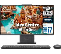 Lenovo IdeaCentre - Computadora de escritorio todo en uno de 27 pulgadas, pantalla táctil QHD (frecuencia de actualización de 110 Hz), Intel Core i7 13620H de 10 núcleos, RAM DDR5 de 64 GB, SSD PCIe