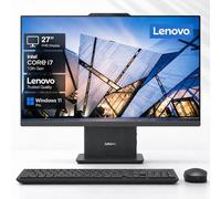 Lenovo IdeaCentre - Computadora de escritorio todo en uno FHD de 27 pulgadas, Intel Core i7-13620H (caché inteligente de 24 MB), DDR5 de 16 GB, SSD PCIe de 256 GB, Wi-Fi 6, HDMI, USB-C, KB y mouse