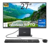 Lenovo IdeaCentre - Computadora de escritorio todo en uno, pantalla FHD de 24 pulgadas, AMD Ryzen 5 7535HS de 6 núcleos, DDR5 de 64 GB, SSD de 1 TB, Wi-Fi 6, entrada y salida HDMI, KB y mouse