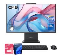 Lenovo IdeaCentre Copliot - Escritorio empresarial todo en uno 2025, pantalla táctil QHD de 27 pulgadas, 100 Hz, Intel Core i7-13620H, 32 GB DDR5 RAM, 1 TB SSD, Wi-Fi 6, Win 11 P, gris, paquete de SSD