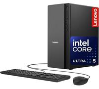 Lenovo IdeaCentre - Escritorio de torre empresarial seguro y productivo, Intel 20-Core Ultra 7 265, 32 GB DDR5 RAM, 1 TB de almacenamiento (SSD de 512 GB y disco duro de 500 GB), HDMI + VGA, Wi-Fi 6E