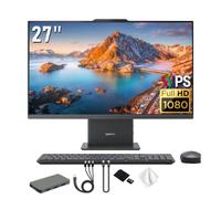 Lenovo IdeaCentre - Escritorio todo en uno FHD de 27 pulgadas, Intel Core i5-13420H, 16 GB de RAM, 1.5 TB de almacenamiento (SSD de 512 GB + base de 1 TB), gráficos Intel UHD, teclado y mouse