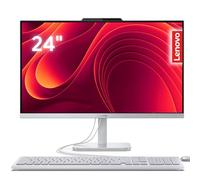 Lenovo IdeaCentre - Ordenador de escritorio todo en uno FHD de 24 pulgadas con Office 365 de por vida para la web • 16 GB de RAM • 1 TB de almacenamiento (SSD de 512 GB con 512 GB externo) • Intel