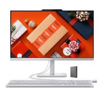 Lenovo IdeaCentre - Ordenador de escritorio todo en uno FHD de 24 pulgadas con Office 365 de por vida para la web • 32 GB de RAM • 2 TB de almacenamiento • Intel Core • Teclado y mouse con cable