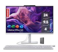 Lenovo IdeaCentre - Ordenador de escritorio todo en uno FHD de 24 pulgadas con Office 365 de por vida para la web • 16 GB de RAM • 1 TB de almacenamiento (SSD de 512 GB con 512 GB externo) • Intel