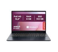 Lenovo IdeaPad 1 Gen 7 - Ordenador Portátil 15.6" FullHD (AMD Ryzen 7 5700U, 8GB RAM, 512GB SSD, AMD Radeon Graphics, WiFi 6, Windows 11 Home) Azul - Teclado QWERTY Español