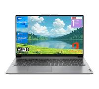 Lenovo IdeaPad 1 Home Laptop, pantalla FHD de 15.6 pulgadas, procesador Intel Celeron de doble núcleo, 8 GB de RAM, 256 GB de almacenamiento (128 GB eMMC + 128 GB PCIe), 1 año de oficina 365, Wi-Fi 6,