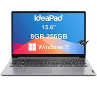 Lenovo IdeaPad 1 Laptop de 15.6 pulgadas para el hogar y la empresa (AMD Athlon 3050U, 8 GB de RAM, SSD de 256 GB) antirreflejos, cámara web, Wi-Fi 6, HDMI, tipo C, batería de 10 horas de duración