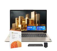 Lenovo IdeaPad 1 - Laptop empresarial HD de 15.6 pulgadas, Intel Celeron N4500, 20 GB de RAM, SSD de 1 TB + 128 GB eMMC, gráficos Intel UHD, teclado numérico, 1 año Office 365, Wi-Fi 6, Win11 Pro