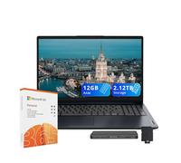 Lenovo IdeaPad 1 Laptop HD de 15.6 pulgadas, Intel Celeron N4500, 12 GB de RAM, SSD de 1 TB + 128 GB eMMC, gráficos UHD, 1 año Office 365, teclado de tamaño completo, Wi-Fi 6, Win 11, azul abismo