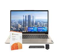 Lenovo IdeaPad 1 - Laptop HD de 15.6 pulgadas, Intel Celeron N4500, 12 GB de RAM, SSD de 512 GB + eMMC de 128 GB, gráficos Intel UHD, Copilot, almohadilla numérica, cámara web, 1 año Office 365