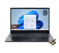 Lenovo Ideapad 1 Ultral Light Laptop, 39.6 cm FHD, AMD Ryzen 3 7320U (Beat i5-1035G1), 8GB LPDDR5, 512GB NVMe SSD, lector de huellas dactilares, teclado, cámara web, WiFi 6, USB-C, HDMI, cable HDMI