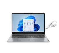 Lenovo IdeaPad 1i 15.6 FHD Laptop | Intel Celeron N4500 | Gráficos Intel UHD | Cámara web 720P | Bluetooth 5 | Gris | 4 GB de RAM | SSD de 128 GB | Windows 11 S | Paquete con concentrador USB 3.0