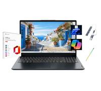 Lenovo Ideapad 1i 2025 Laptop con pantalla táctil FHD de 15.6 pulgadas, con Microsoft Office 2024, Intel Core i5-1335U, 16GB RAM, 256GB SSD, Windows 11 Pro, azul abismo, Copilot, con hub USB y lápiz