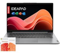 Lenovo IdeaPad 1i Laptop con Office 365 Hogar y Negocios • 36 GB de RAM • Almacenamiento en la nube de 1 TB y SSD de 512 GB • Intel Core • Pantalla antirreflejos 14 • WiFi-6 • Windows 11 sin mouse