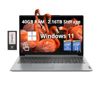 Lenovo IdeaPad 1i - Laptop con pantalla táctil FHD de 15.6 pulgadas, Intel i3-1215U, 40 GB de RAM, almacenamiento de 2.16 TB (SSD de 2 TB + juego de estación de acoplamiento de 160 GB), gráficos Intel
