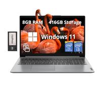 Lenovo IdeaPad 1i - Laptop con pantalla táctil FHD de 15.6 pulgadas, Intel i3-1215U, 8 GB de RAM, 416 GB de almacenamiento (SSD de 256 GB + juego de estación de acoplamiento de 160 GB), gráficos Intel