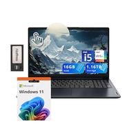 Lenovo IdeaPad 1i - Laptop con pantalla táctil FHD de 15.6 pulgadas, Intel i5-1235U, 16 GB de RAM, 1.16 TB de almacenamiento (SSD de 1 TB + juego de estación de acoplamiento de 160 GB), gráficos Intel