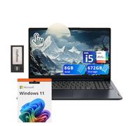 Lenovo IdeaPad 1i - Laptop con pantalla táctil FHD de 15.6 pulgadas, Intel i5-1235U, 8 GB de RAM, 672 GB de almacenamiento (SSD de 512 GB + juego de estación de acoplamiento de 160 GB), gráficos Intel