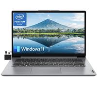 Lenovo Ideapad 2023 - Computadora portátil HD de 14 pulgadas, Intel Pentium N5030 de cuatro núcleos (hasta 3,1 GHz), 4 GB de RAM, 128 GB eMMC, WiFi, cámara web, 10+ horas de batería, Microsoft 365,