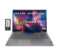 Lenovo Ideapad 3 Chromebook FHD de 15,6"" con Intel Celeron N4500, 4 GB de RAM, 224 GB de almacenamiento (SSD de 64 GB + estaci n de acoplamiento