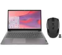 Lenovo IdeaPad 3i Chromebook 39.6 cm FHD 1920 x 1080 Pantalla | Intel Celeron N4500 1.1GHz | Gráficos Intel UHD | Cámara | Gris | 4GB RAM | SSD de 64GB | Chrome OS | Paquete con mouse inalámbrico