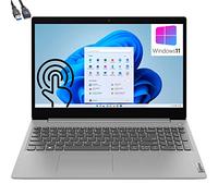 Lenovo IdeaPad 3i - Ordenador portátil con pantalla táctil de 15.6 pulgadas, Intel Core i3-1115G4 (Beat i5-10210U), 8 GB DDR4 RAM, 512 GB PCIe SSD, WiFi 6, Bluetooth 5.0, gris platino, Windows 11 S