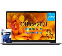 Lenovo Ideapad 3i - Portátil portátil para negocios y estudiantes, con Lifetime Office 2021 de 15.6 pulgadas FHD IPS antirreflejos táctil, Intel Core i3-1115G4 (2 núcleos), 12 GB de RAM, 512 GB SSD,