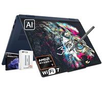 Lenovo IdeaPad 5 - Laptop 2 en 1 con pantalla táctil de 14 pulgadas, AMD 8-Core Ryzen AI 7 350 (>Intel i7-1355U), 16GB LPDDR5 RAM, 1024GB PCIE SSD, Copilot+ PC, WiFi 7, BT5.4, KB retroiluminado, W Pen