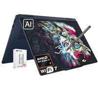 Lenovo IdeaPad 5 - Laptop 2 en 1 con pantalla táctil de 14 pulgadas, AMD 8 núcleos Ryzen AI 7 350 (>Intel i7-1355U), 16GB LPDDR5 RAM, 1024GB PCIE SSD, Copilot+ PC, WiFi 7, BT5.4, KB retroiluminado, W
