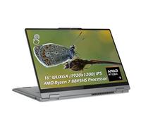 Lenovo IdeaPad 5 Laptop 2 en 1, pantalla táctil WUXGA de 16 pulgadas, AMD Ryzen 7 8845HS, 16 GB de RAM, SSD de 512 GB, gráficos AMD Radeon, KB retroiluminado, Wi-Fi6, lector FP, Win11, gris luna, con