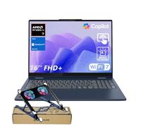Lenovo IdeaPad 5 - Laptop con pantalla táctil 2 en 1 FHD+ de 16 pulgadas, AMD Ryzen AI 7 350, 16 GB de RAM, SSD de 512 GB, Wi-Fi 7, W11H, PC convertible ligera y silenciosa con Copilot AI, azul