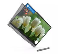 Lenovo Ideapad 5 Laptop con pantalla táctil WUXGA de 14 pulgadas 2 en 1, AMD Ryzen 7 8845HS de 8 núcleos, 16 GB LPDDR5 RAM, 1 TB SSD, huellas dactilares, teclado retroiluminado, lápiz capacitivo, Win