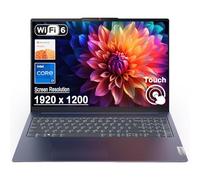 Lenovo IdeaPad 5i Slim - Laptop con pantalla táctil de 16 pulgadas Intel Core i7 procesador 150U WUXGA 1920 x 1200 pantalla Wi-Fi 6, huellas dactilares, cámara web de 1080p, Windows 11 con 1 año