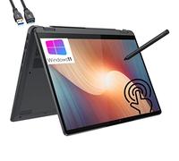 Lenovo IdeaPad Flex 5 35.6 cm WUXGA 300nits Pantalla táctil 2 en 1 Laptop Hexa-Core AMD Ryzen 5 5500U (Beat i5-1135G7), 16GB LPDDR4x RAM, 2TB PCIe SSD, WiFi 6, lápiz digital, Windows 11, cable de
