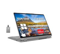 Lenovo IdeaPad Flex 5 Laptop 2 en 1, pantalla táctil WUXGA de 16 pulgadas, AMD Ryzen 7 7730U, 16 GB de RAM, SSD de 1 TB, gráficos AMD Radeon, lector de huellas dactilares, Wi-Fi 6, Win 11 Pro, gris