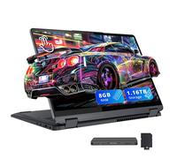 Lenovo IdeaPad Flex 5i 35.6 cm WUXGA Touch 2 en 1 Laptop Intel i5-1235U, 8GB LPDDR4X, 1.16TB de almacenamiento (1TB SSD + 160GB Docking Station Set), teclado retroiluminado, lector de huellas