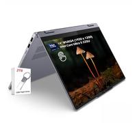 Lenovo IdeaPad Flex 5i - Cuaderno diario - Ordenador portátil 2 en 1 - Windows 11-14 pulgadas WUXGA pantalla táctil - 8 GB RAM 512 GB SSD - Intel Core Ultra 5 225U - Luna Grey - con unidad USB de 2 TB