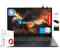 Lenovo IdeaPad Laptop 2025 - Computadora de negocios, pantalla táctil FHD de 15.6 pulgadas, 24 GB de RAM, almacenamiento de 1.5 TB (SSD de 1 TB + 500 GB de ext), Intel Core i5 de 10 núcleos, batería