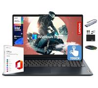 Lenovo IdeaPad Laptop Computer 2025, pantalla táctil FHD de 15.6 pulgadas, Intel i5 de 10 núcleos, gráficos Intel Iris Xe, 40 GB de RAM, almacenamiento de 2.5 TB (SSD de 2 TB + 500 GB de ext