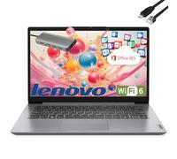 Lenovo IdeaPad Laptop con Microsoft Office para estudiantes, CPU Intel de alto rendimiento, 12 GB de RAM, nube de 1 TB y almacenamiento de 640 GB, lector de tarjetas SD, WiFi 6, Windows 11 S, hub 8 en