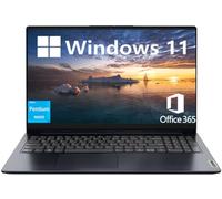 Lenovo IdeaPad - Laptop con pantalla FHD de 15.6 pulgadas, procesador Intel Pentium Silver N6000, Windows 11 Home, 12 GB de RAM, 256 GB SSD, 1 año Microsoft 365 personal, USB tipo C, batería de larga