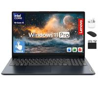 Lenovo IdeaPad - Laptop con pantalla táctil insignia de 15.6 pulgadas 2025, Intel i5 de 10 núcleos, Lifetime Office 2024, Copilot AI, 16 GB de RAM, 1 TB de almacenamiento (SSD de 500 GB + 500 GB de