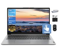 Lenovo IdeaPad - Laptop empresarial más reciente, pantalla táctil FHD IPS de 15.6 pulgadas, procesador Intel Core i3-1215U (hasta 4.4 GHz), 16 GB de RAM, SSD de 1 TB, gráficos UHD, Wi-Fi 6, batería